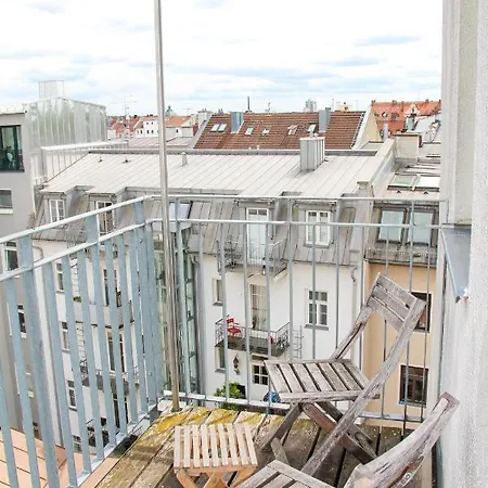 Apartman Stilvolle Uber Den Dachern Von Munchen, Balkon, Aufzug München